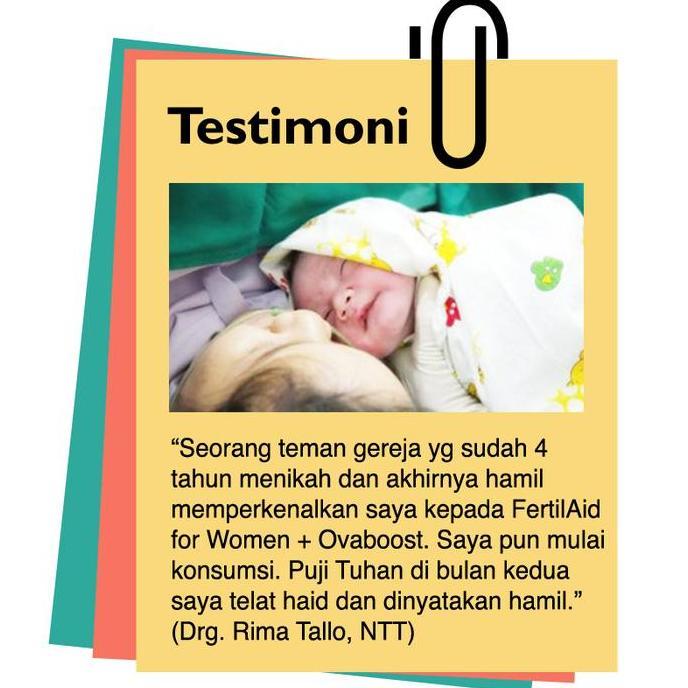 Kenk- Fertilaid For Women + Ovaboost: Keseimbangan Hormon + Kualitas Ovum
