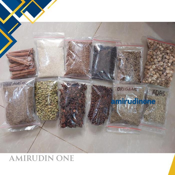 ANEKA BUMBU REMPAH KERING 100GR [ PEKAK  KAYU MANIS  LADA MERICA  KETUMBAR  ADAS  KAPULAGA JAWA  KAP