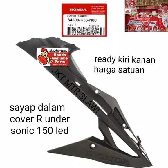64330/64430-K56-N00 Cover R Under Cover L Under Sayap Dalam Sonic 150 F1 Sonic Satua