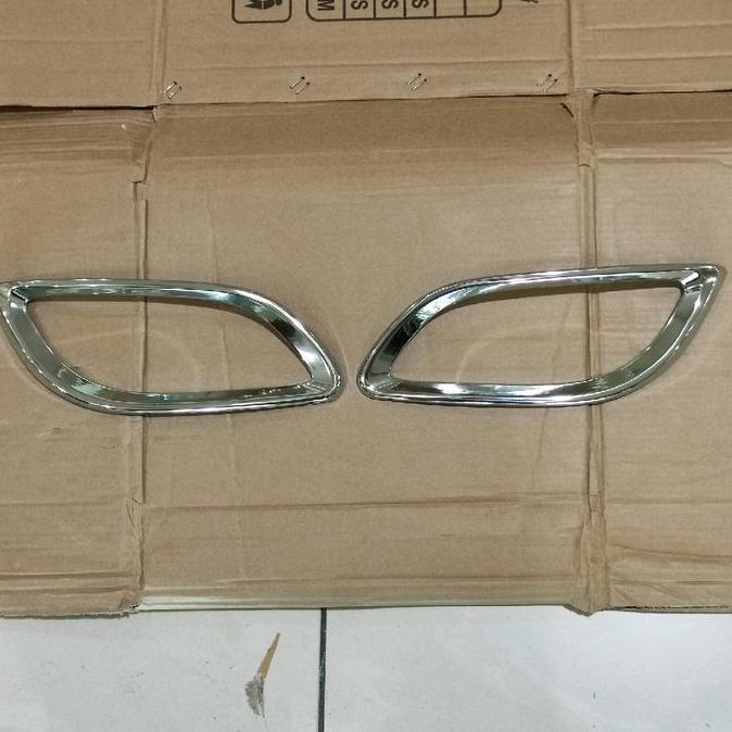 Cover Ring Foglamp New Yaris 2012 Garnish Fog Lamp Chrome