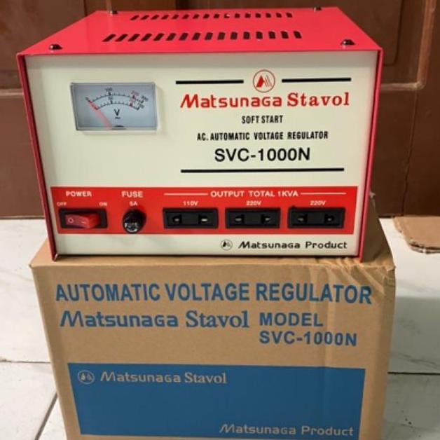 STAVOL STABILIZER 1000W MATSUNAGA ORIGINAL DAN TERPERCAYA