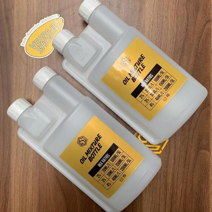New- Botol Oli Samping Model Ipone Vespa Ukuran 500 Ml