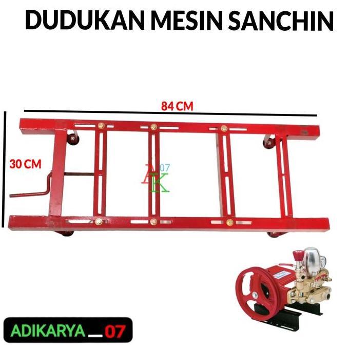 Dudukan sanchin power sprayer cuci steam besi rangka mesin steam rangka steam BARU