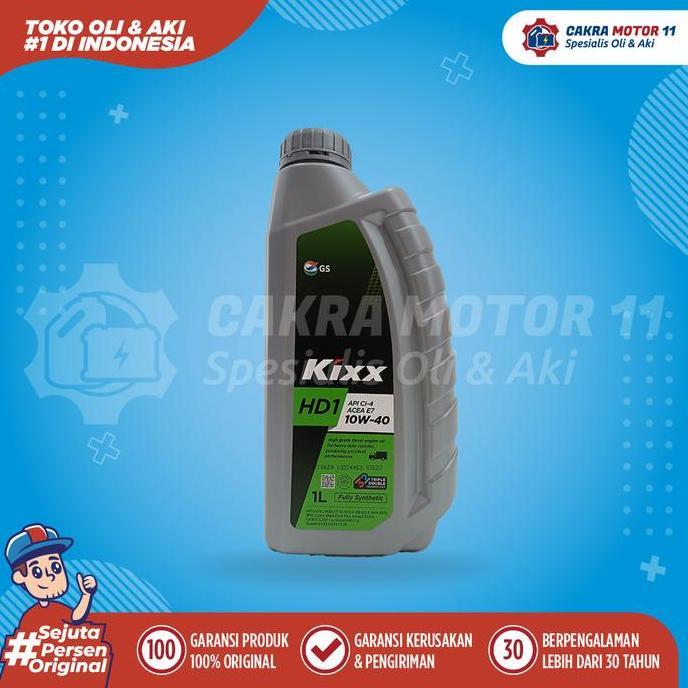 New- Kixx Hd1 Diesel 10W40 1Lt