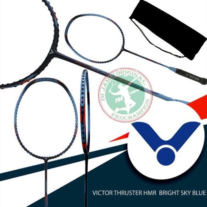 Smastr- Victor Thruster Hmr M Skyblue Raket Badminton Original