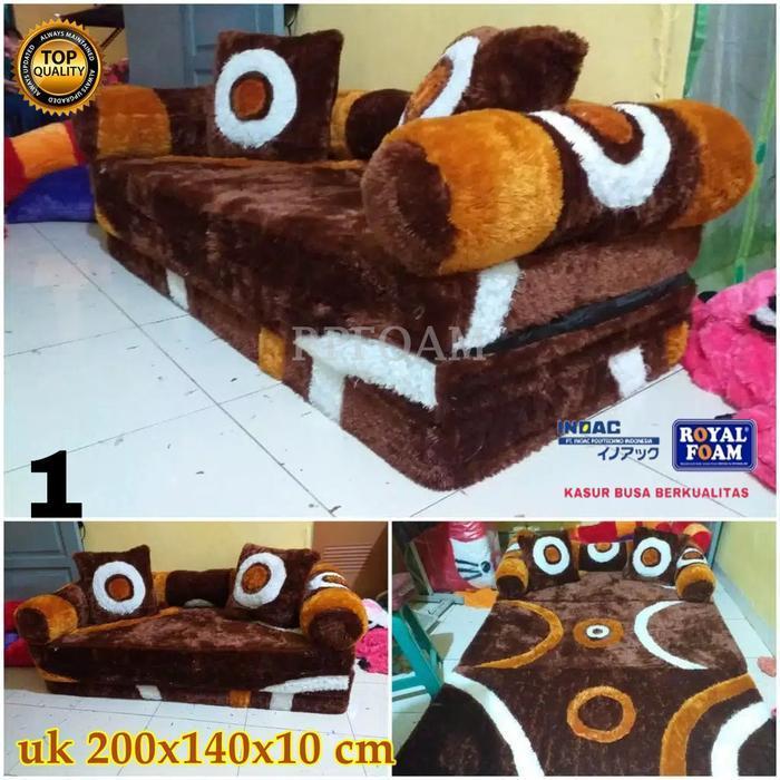 KASUR LIPAT BUSA INOAC BULU RASFUR MOTIF KARAKTER TEBAL BUSA 10 CM