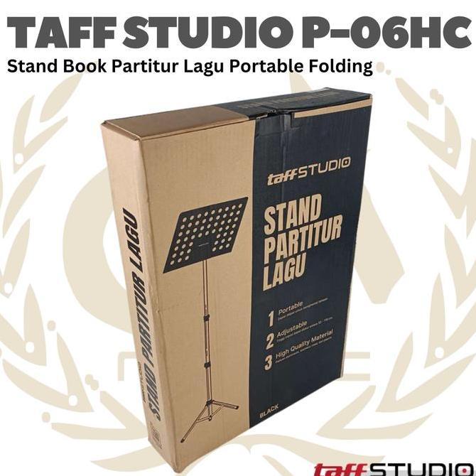 P-06HC Stand Partitur Musik Portable Folding Music Sheet Orchestra P-06HC - Stand Book P06HC Stand L