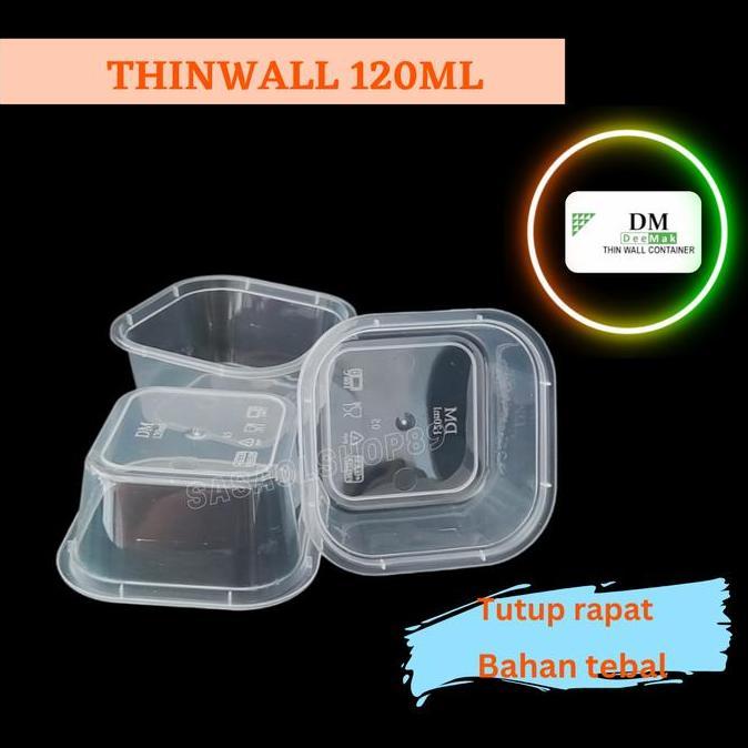 thinwall kotak Mini 120ml puding