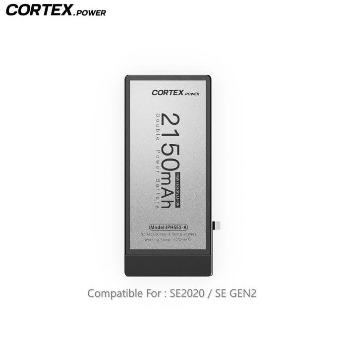 HARGA DISC - Cortex Power - Baterai iPhone SE ( 2020 ) / SE GEN 2 Double Power IC High Capacity Batr