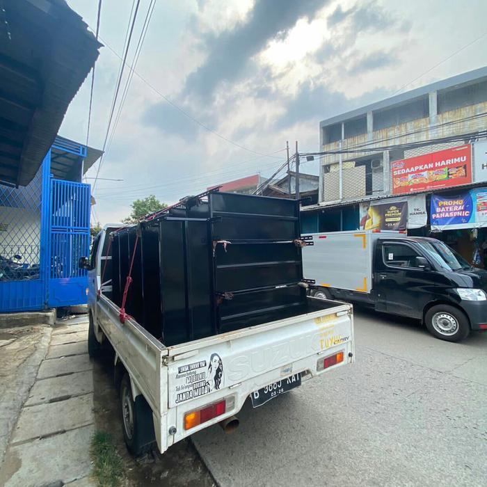 Rak besi 5 susun 40*100*200 siku lobang