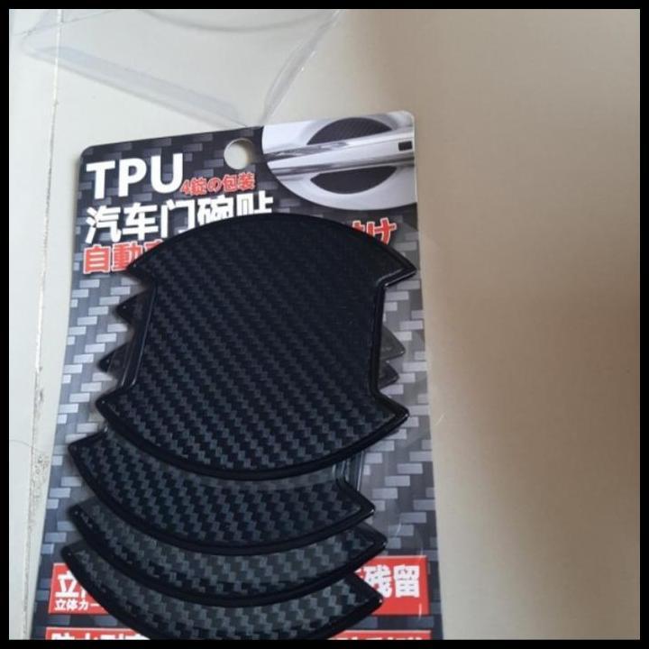 HOT DEAL PELINDUNG GAGANG PINTU MOBIL TOYOTA RAIZE CARBON ORIGINAL 