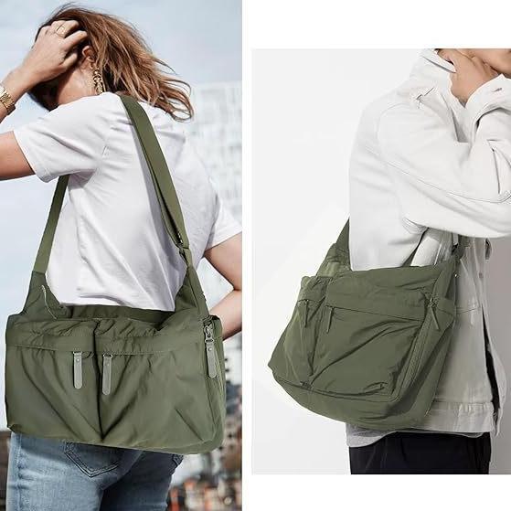 PROMO TERBARU Tas Selempang Santai dan Sporty Tas Kantong Tahan Air dan Tahan Lama Sekolah Pria Kanv