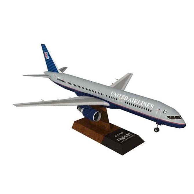DIY Papercraft Boeing 757-200 United Airlines Flight 93