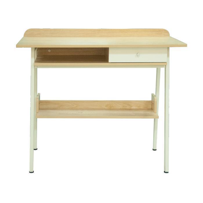 Informa Gallant Meja Kantor - Putih Meja Kerja Meja Belajar Minimalis Laci Rak