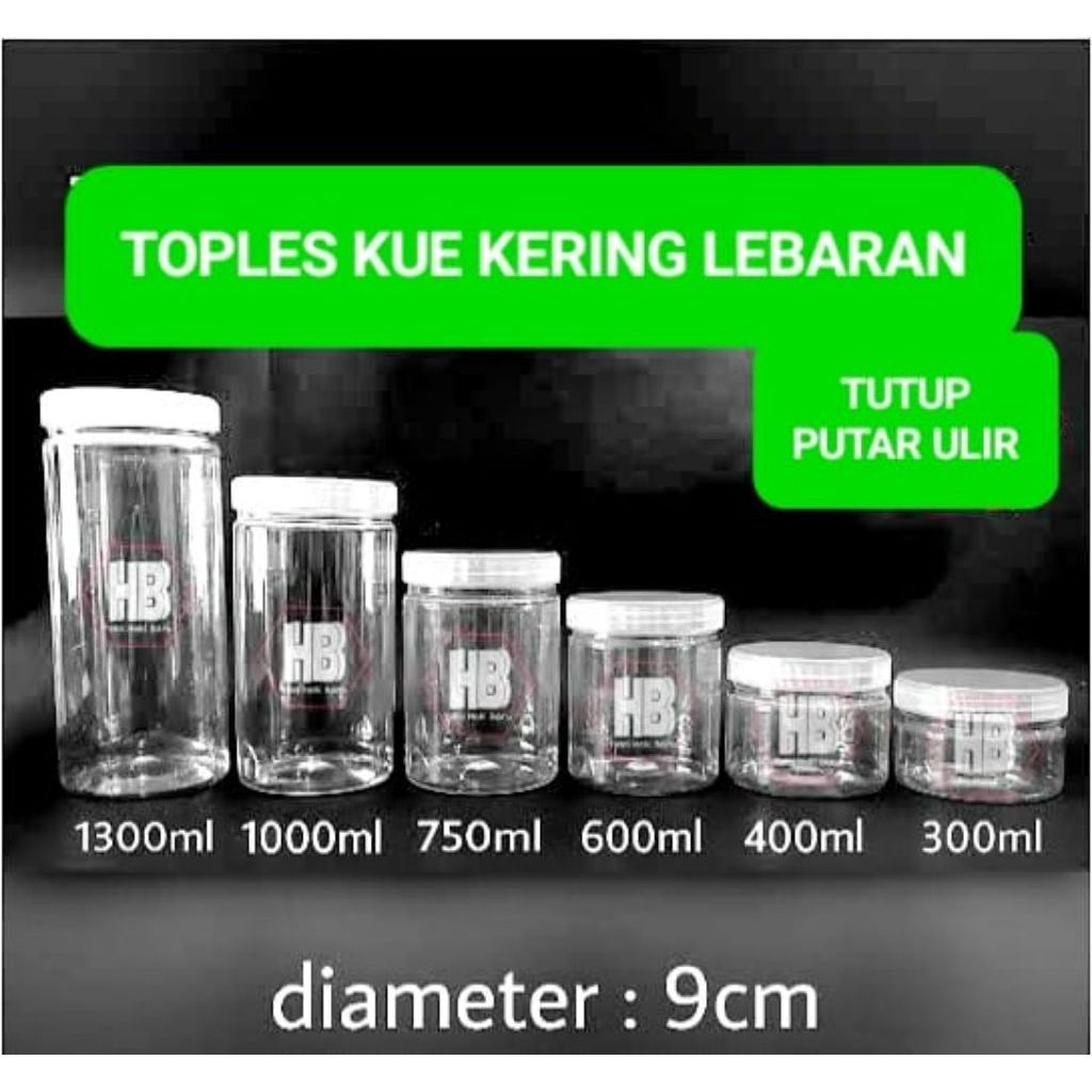 Toples Kue Kering Lebaran Silinder Bening Transparan | Lodong Wadah tempat snack krupuk | Jar Wadah 