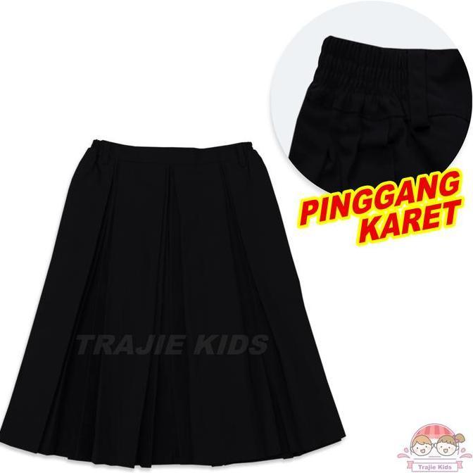 ROK PENDEK Sekolah SD Rok Rempel Perempuan Seragam Sekolah SD MI Warna MERAH PUTIH COKLAT HIJAU HITA