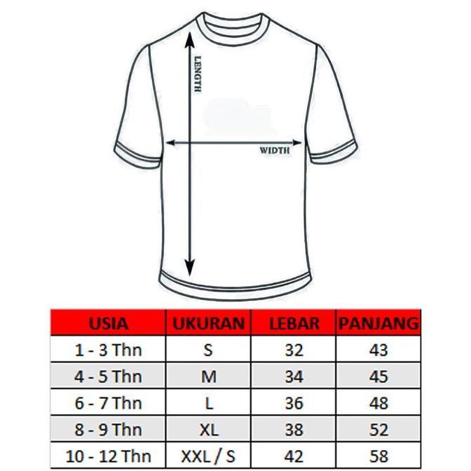Baju kaos polos anak / Baju polo anak warna putih