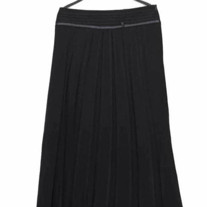 PALING LARIS Rok kerja rok kantor rok guru prisket hitam panjang plisket PALING LARIS