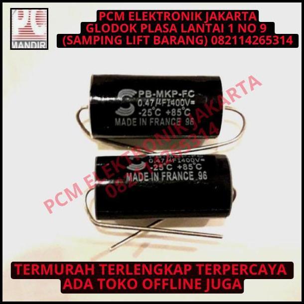 TERBARU KAPASITOR SOLUND SOLEN ASLI FRANCE 474 0.47UF 0.47 UF 630V 630 VOLT 