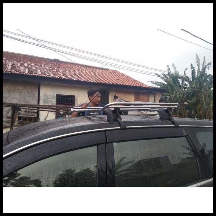 HOT DEAL ROOF RACK BAGASI ATAS MOBIL APV MODEL RACK JECK KAKI 4 MEREK SUNRISE KOMPLIT 