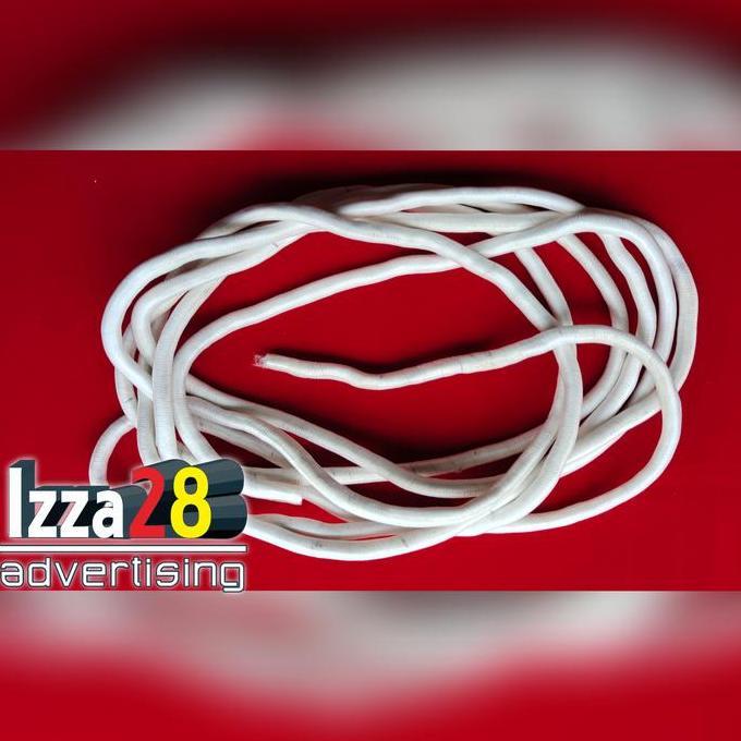 tali tambang putih atau tali bendera untuk ditiang bendera uk 0,8ml