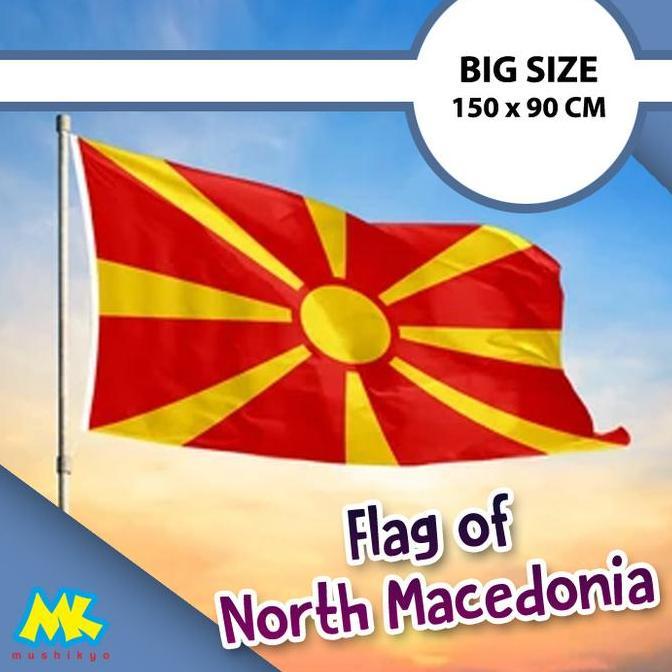 Bendera Makedonia / North Macedonia Big Flag