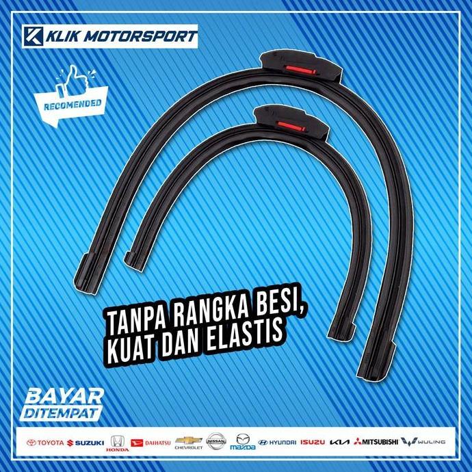 DUAL WIPER BLADE TOYOTA ALL NEW RUSH 2017 - 2022 - WIPER MOBIL 2 PCS BEST SELLER
