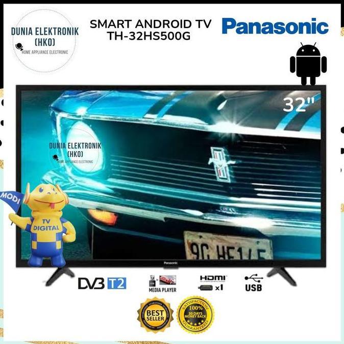 Grosir Panasonic Th32Hs500G Smart Android Tv 32 Inch 32" Smart Tv 32 Inch Ips