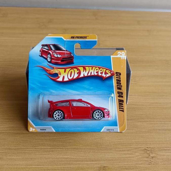 hotwheels citroen c4 rally red