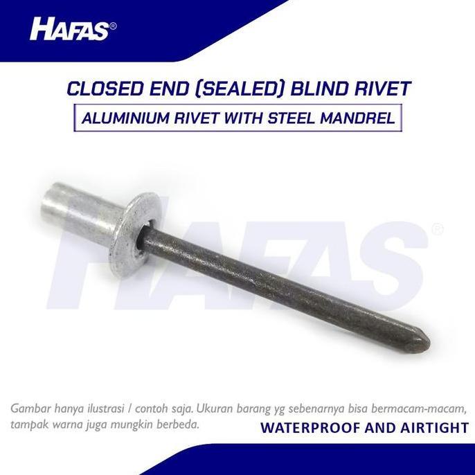 Sale Blind Rivet Closed End M 4,8 X 12 [3,6 - 5,6] | Paku Rivet - 1 Box (500 Pcs)