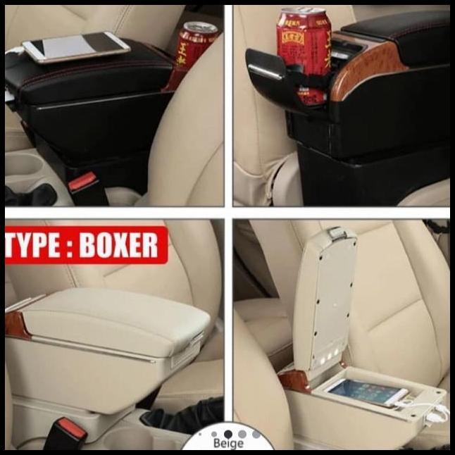 BEST DEAL CONSOL BOX MOBIL ERTIGA ARM REST WITH USB CARGER 