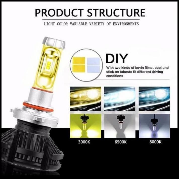 GRATIS ONGKIR LAMPU DEPAN MOBIL TERIOS 2018 LED X3 H11 H4 UNIVERSAL 