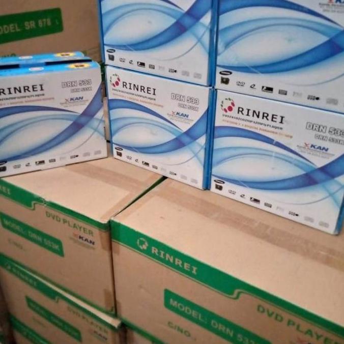 Promo Rinrei Dvd Player Drn-533D Plastik Besar Optik Samsung Bisa Karaoke Pc Lagu Cd Mp4 Mp3 Player 