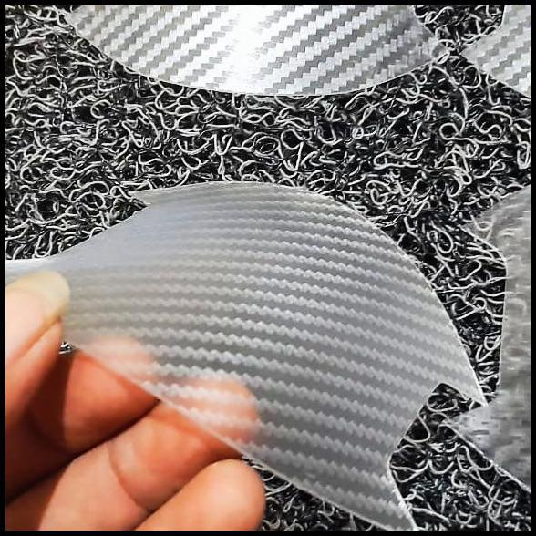 GRATIS ONGKIR OUTER STIKER PELINDUNG PINTU MOBIL MAZDA BIANTE STICKER CARBON 5D 