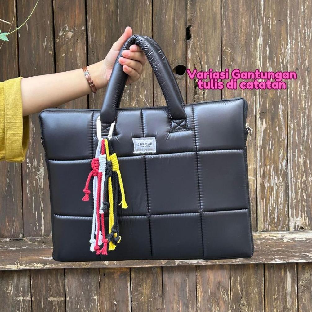 CUCI GUDANG TAS LAPTOP HANDLE | Tas Laptop Premium Puffer Terbaru 16 inch Tas Laptop Sleeve Handle P