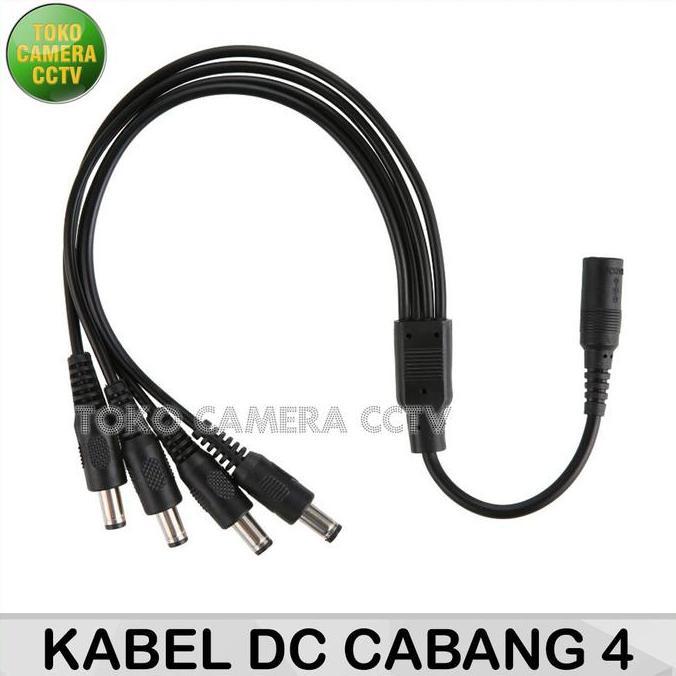 KABEL DC SPLITTER CABANG 4 JACK DC CABANG 4