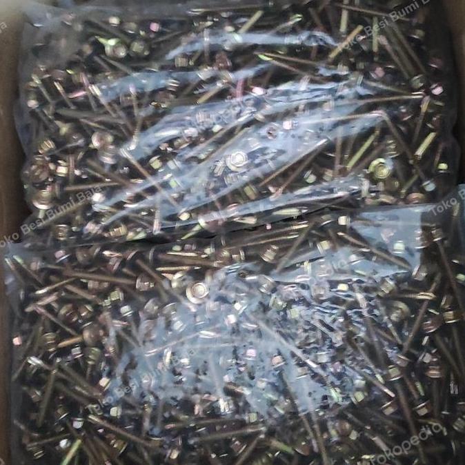 Grosir Roofing 12 X 50 / Baut Roofing 5 Cm