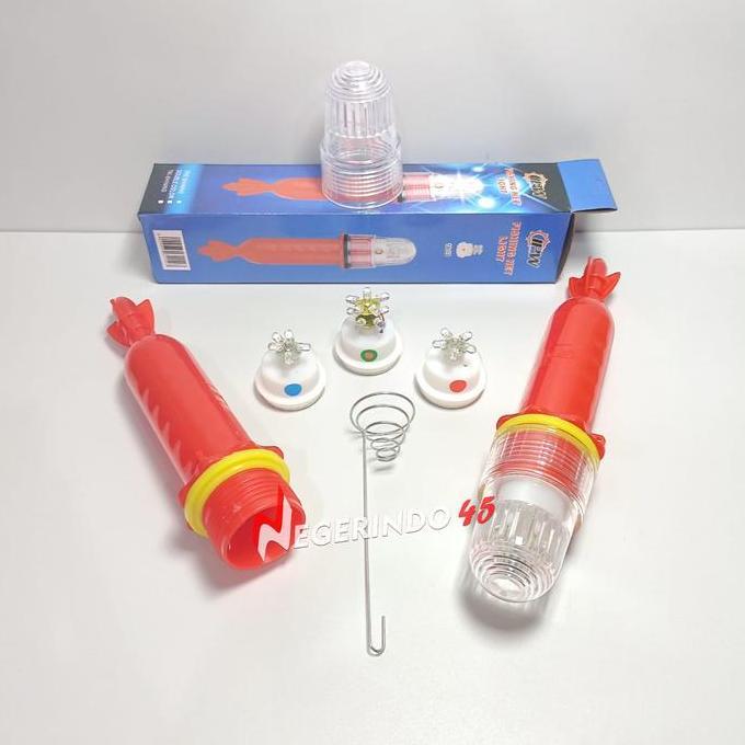 Raito- Torpedo Light Led / Lampu Torpedo / Lampu Klip Nelayan Warna Warni