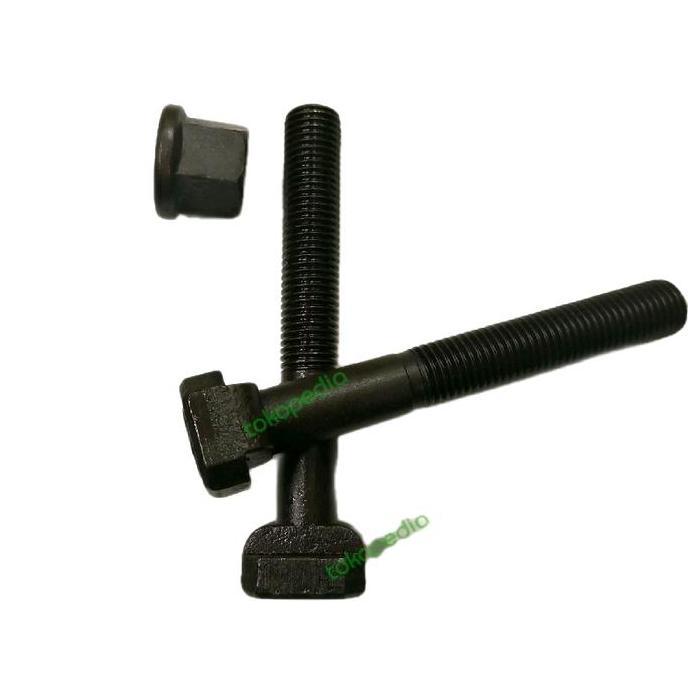 Murah Baut Tt Slot + Mur| T Slot Bolt M24 X 200 Baut Clamp Injection