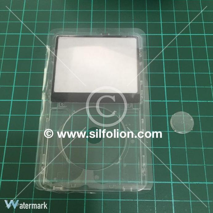 Promo Front Case Ipod Video 5 5.5 Th Gen Classic Clear Transparent Button