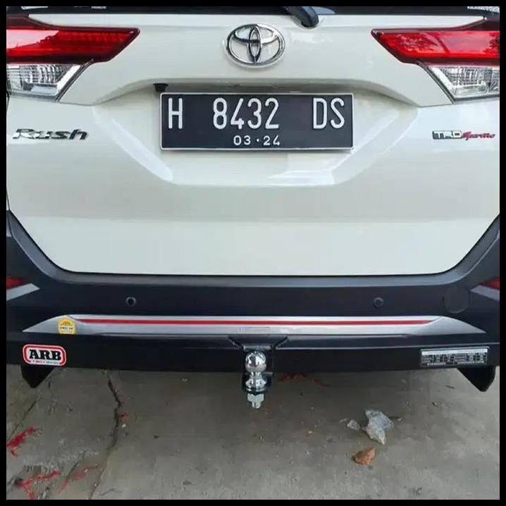 TERLARIS BUMPER GUARD BELAKANG MOBIL TOYOTA ALL NEW RUSH ALL NEW TERIOS ARB 