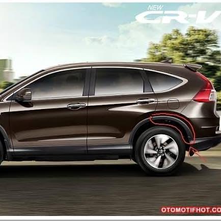 Aksesoris Keren List Spoiler Fender Spakbor Belakang Kanan Honda Crv Rm 2013-2017 Ori