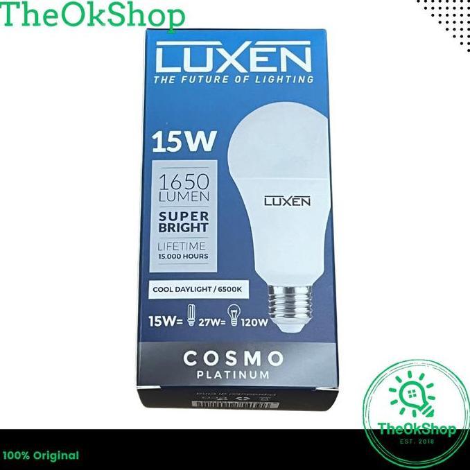 Raito- Luxen Led Bulb 15W Lampu Putih/Kuning 15 Watt