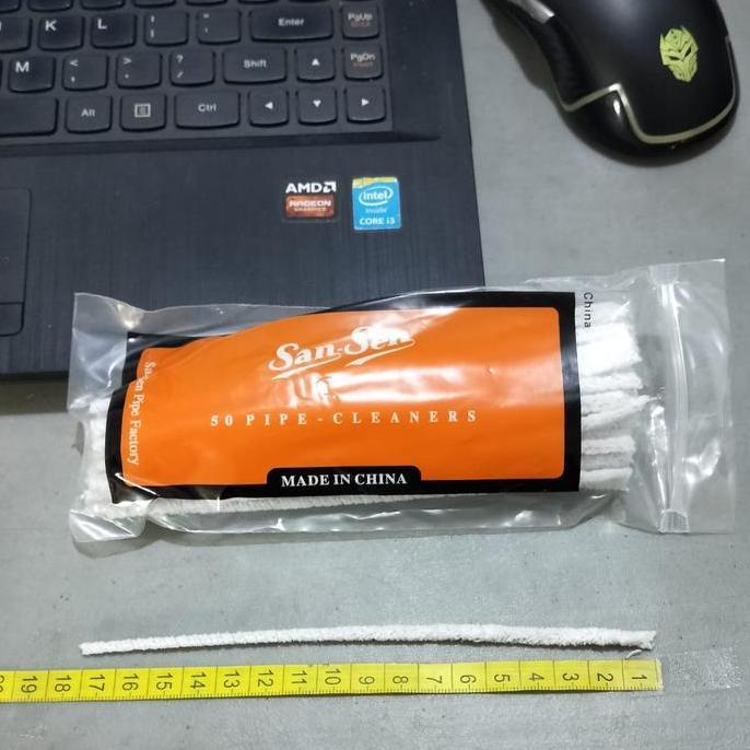 Teruss- Pipe Cleaner Pembersih Pipa Cangklong Halus Big Ben 50 Pcs