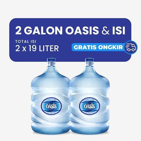 Yuniviana_ - 2 Galon oasis 19 liter Isinya. Air putih yang memiliki kadar Ph standar harga terjangka