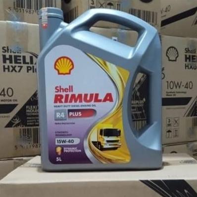 Keizai- Oli Mesin Shell Rimula R4 X Plus 15W40 5L