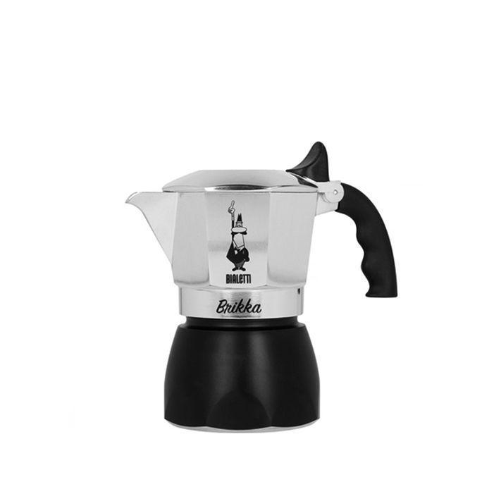 Bialetti - Brikka Black 2 Cups - Mokapot Alat Seduh Kopi Manual