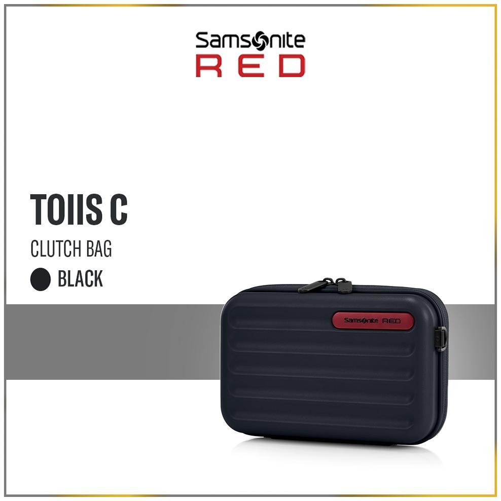 PROMO Samsonite Red Label Toiis C Crossbody Clutch Bag - Ink Black