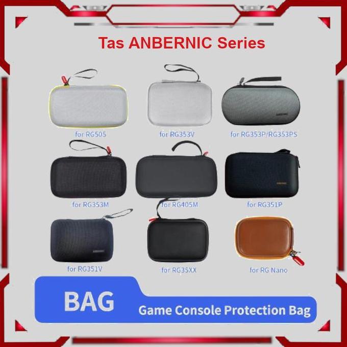 TERBARU - ANBERNIC Protective Storage Case Tas ANBERNIC Series RG35XX RG505 RG353V RG405M RG405V