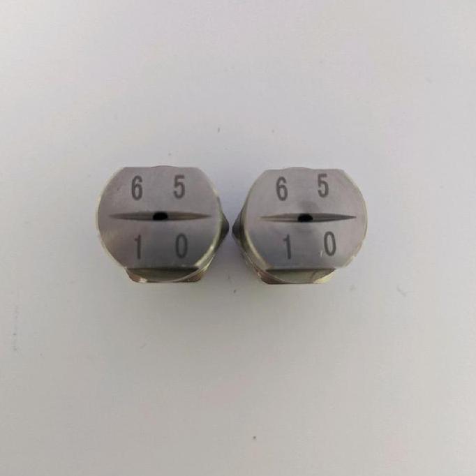 Nozzle Vee Jet Stainless 1/2" (6510) / Spray Nozzle V Jet